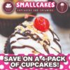 Smallcakes A Cupcakery – get a 4 Pack of Cupcakes for only $7.00